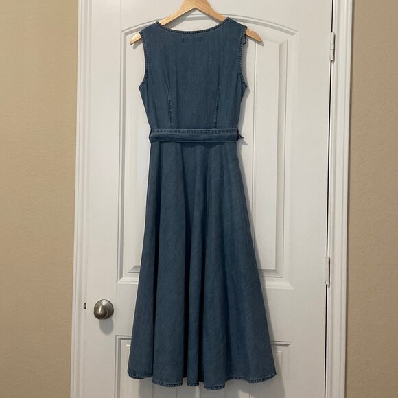 BSB Jeans Cross over denim dress - Picture 2 of 6